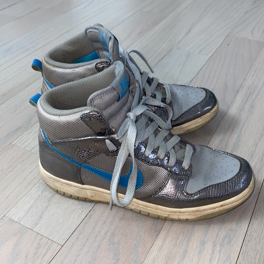 Custom Chrome Snakeskin Nike Sneakers